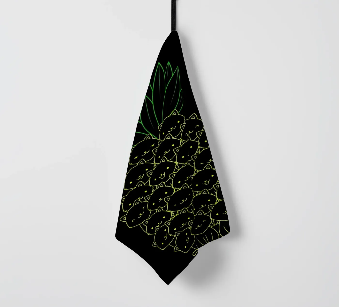 Pineaple Cat torchon de Tobe Fonseca