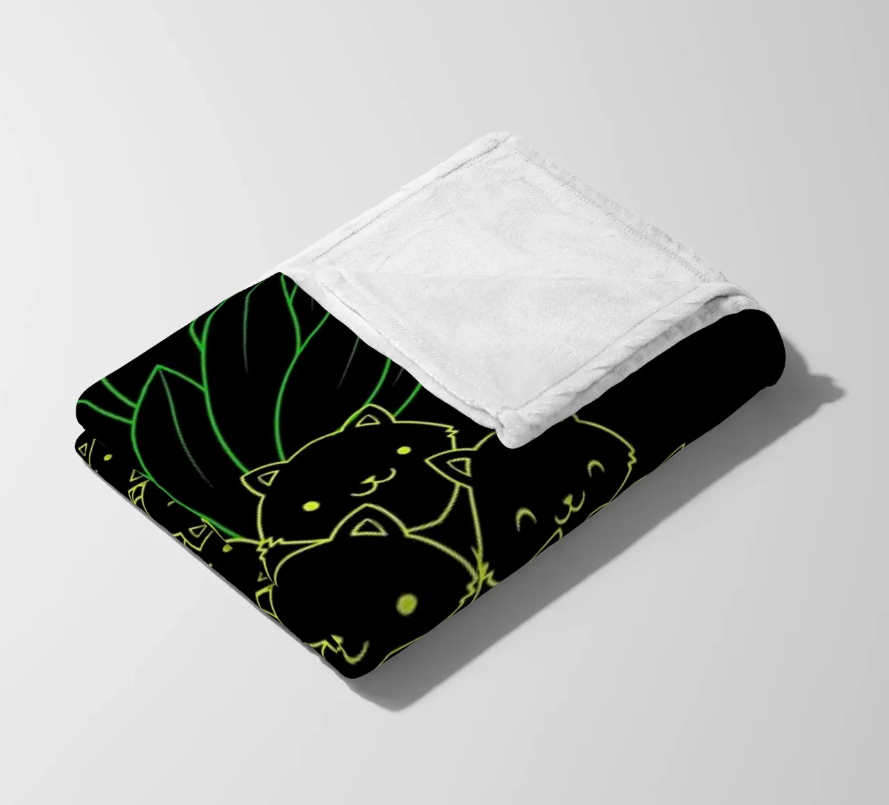 Pineaple Cat coperta in pile da Tobe Fonseca