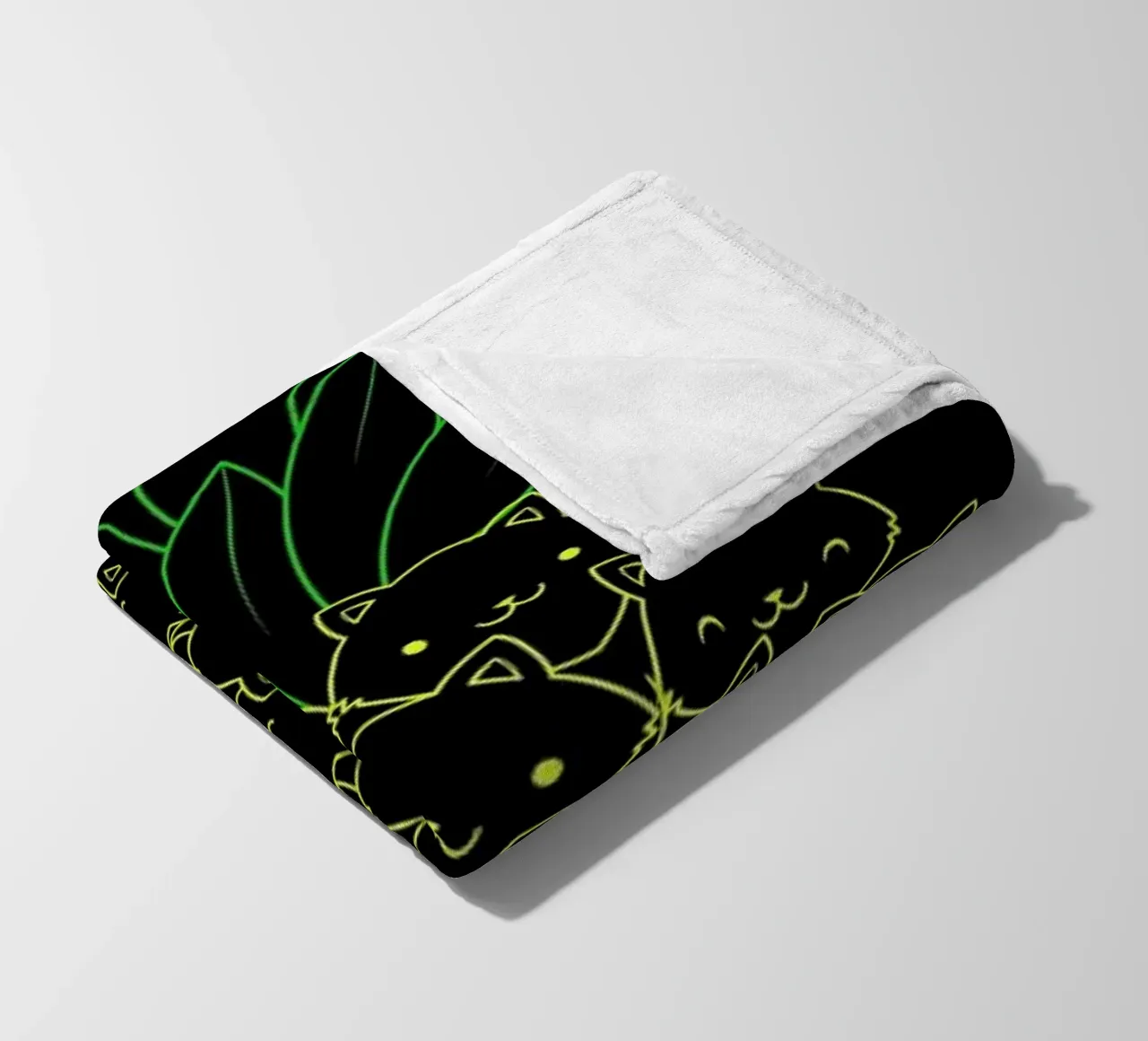 Pineaple Cat coperta in pile da Tobe Fonseca