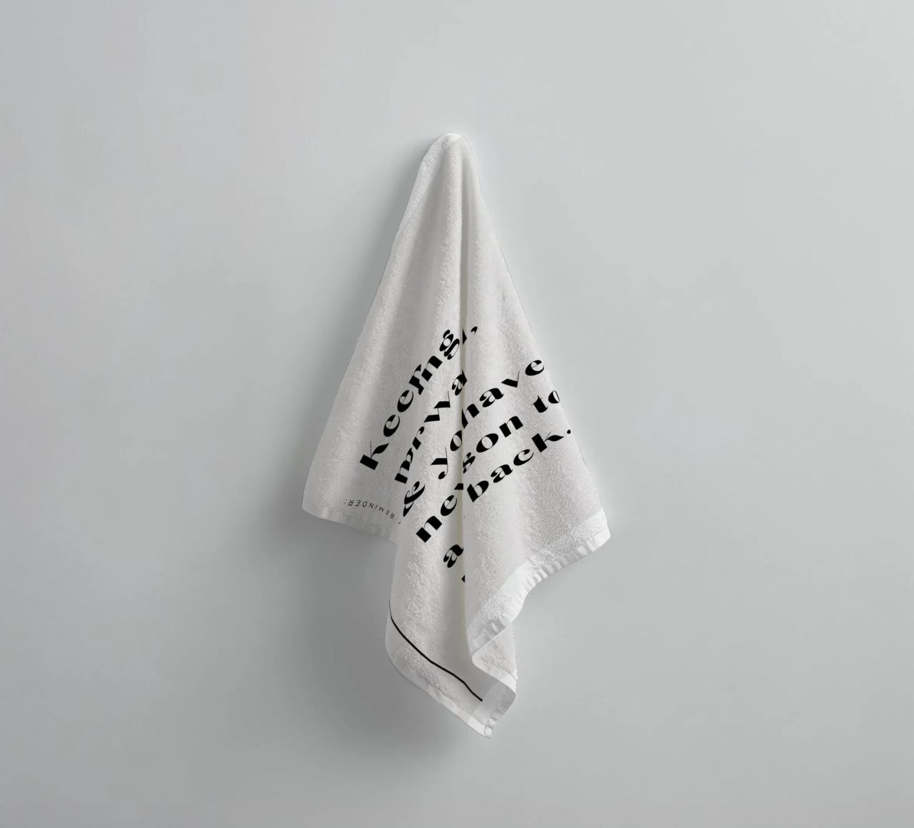 Continuez à aller de l'avant et vous n'aurez plus jamais de raison de regarder en arrière. serviette de bain de mazzihanq