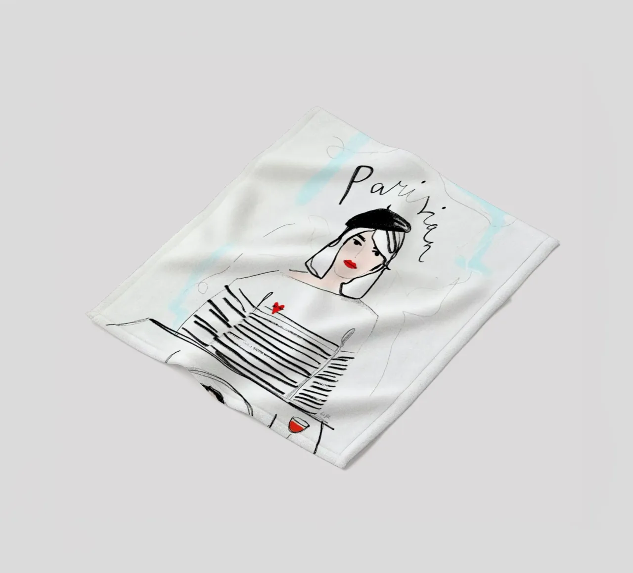Miss Parisian coperta in pile da Linda Gobeta