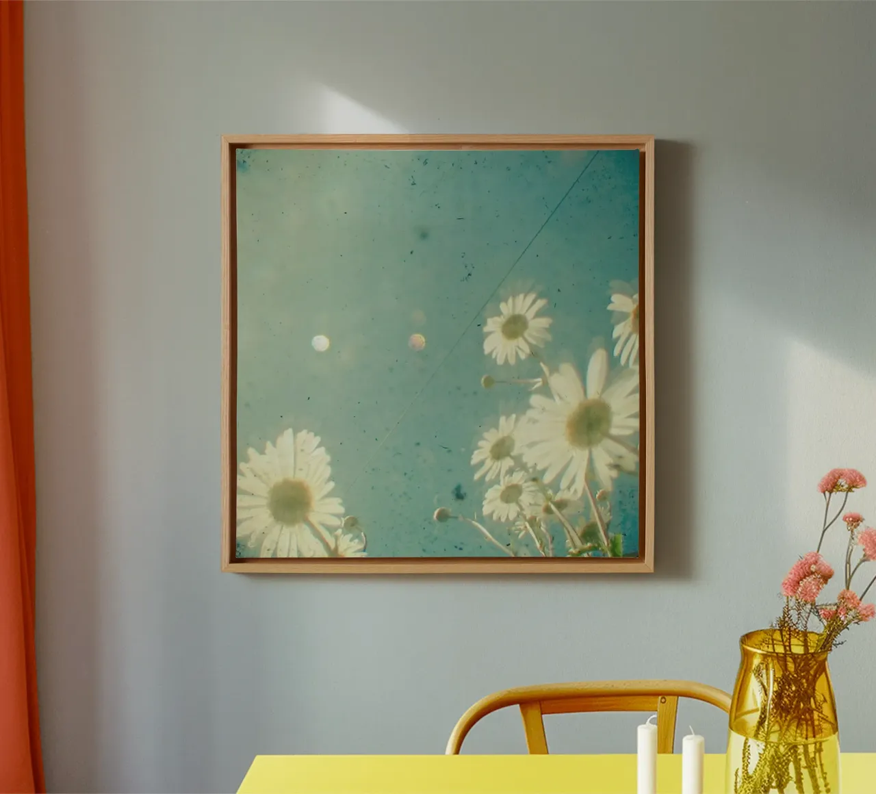 Dagdroom canvas met Baklijst van Cassia Beck Photography
