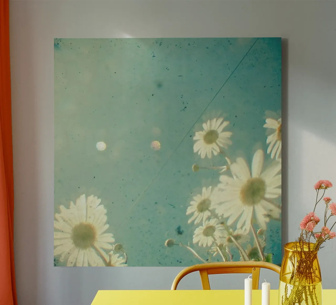 Dagdroom canvas met Baklijst van Cassia Beck Photography