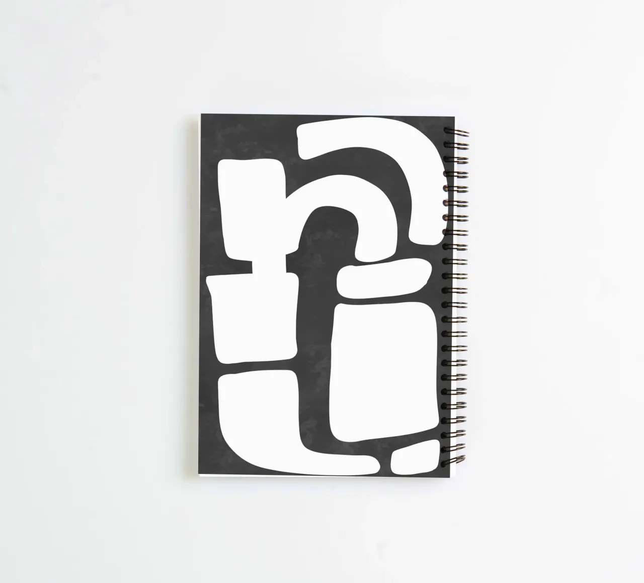 Abstract I spiral notebook by BAINAI