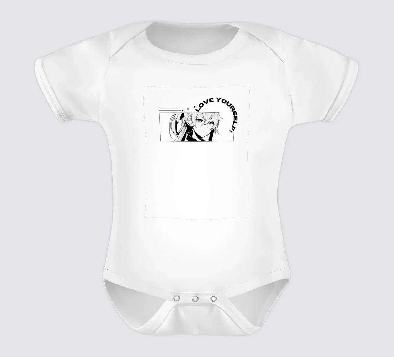 amare se stessi body neonato maniche corte da mazzihanq