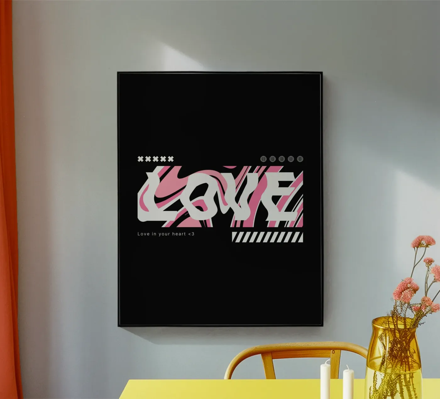 love acrylic glass by mazzihanq