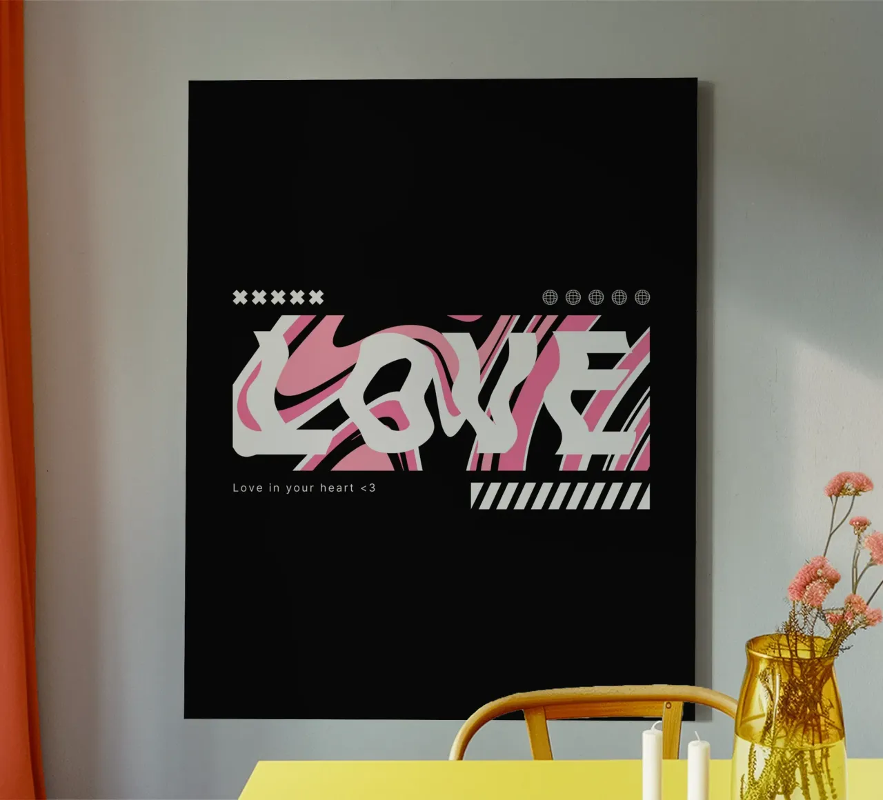 amore tela con Cornice a cassetta da mazzihanq