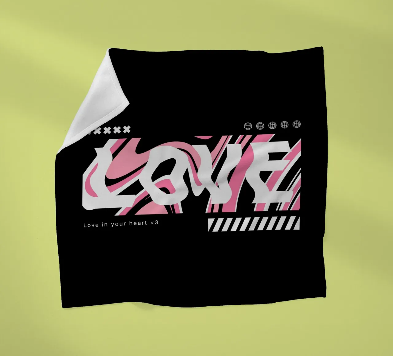 amore coperta in pile da mazzihanq