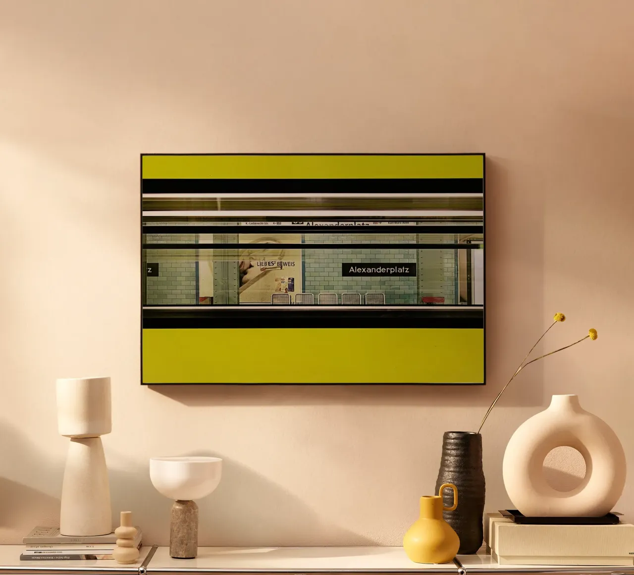 Liebesbeweis acryl van Michael Belhadi