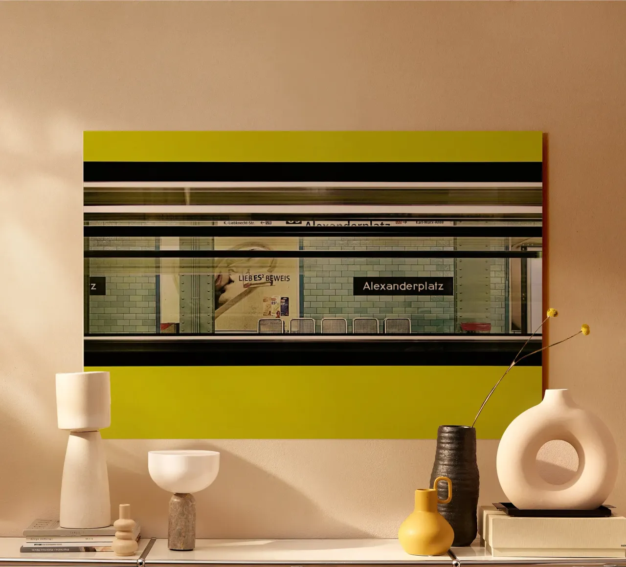 Liebesbeweis acryl van Michael Belhadi