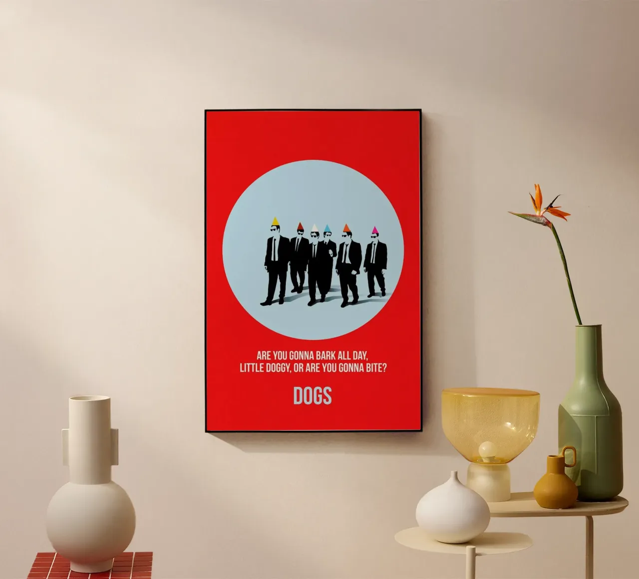 Dogs Poster 2 plexiglass da Naxart