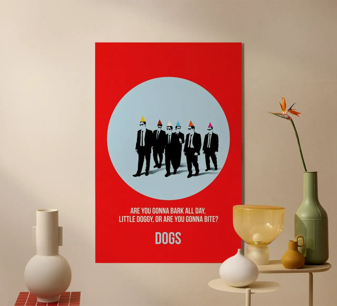 Dogs Poster 2 plexiglass da Naxart