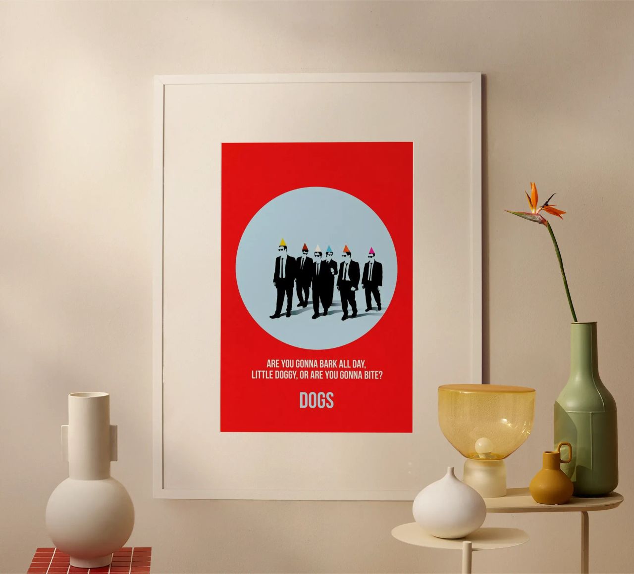 Dogs Poster 2 Poster von Naxart