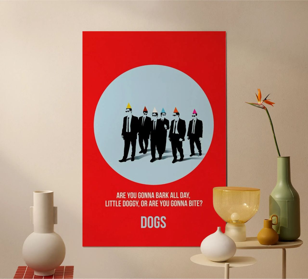 Dogs Poster 2 Poster von Naxart