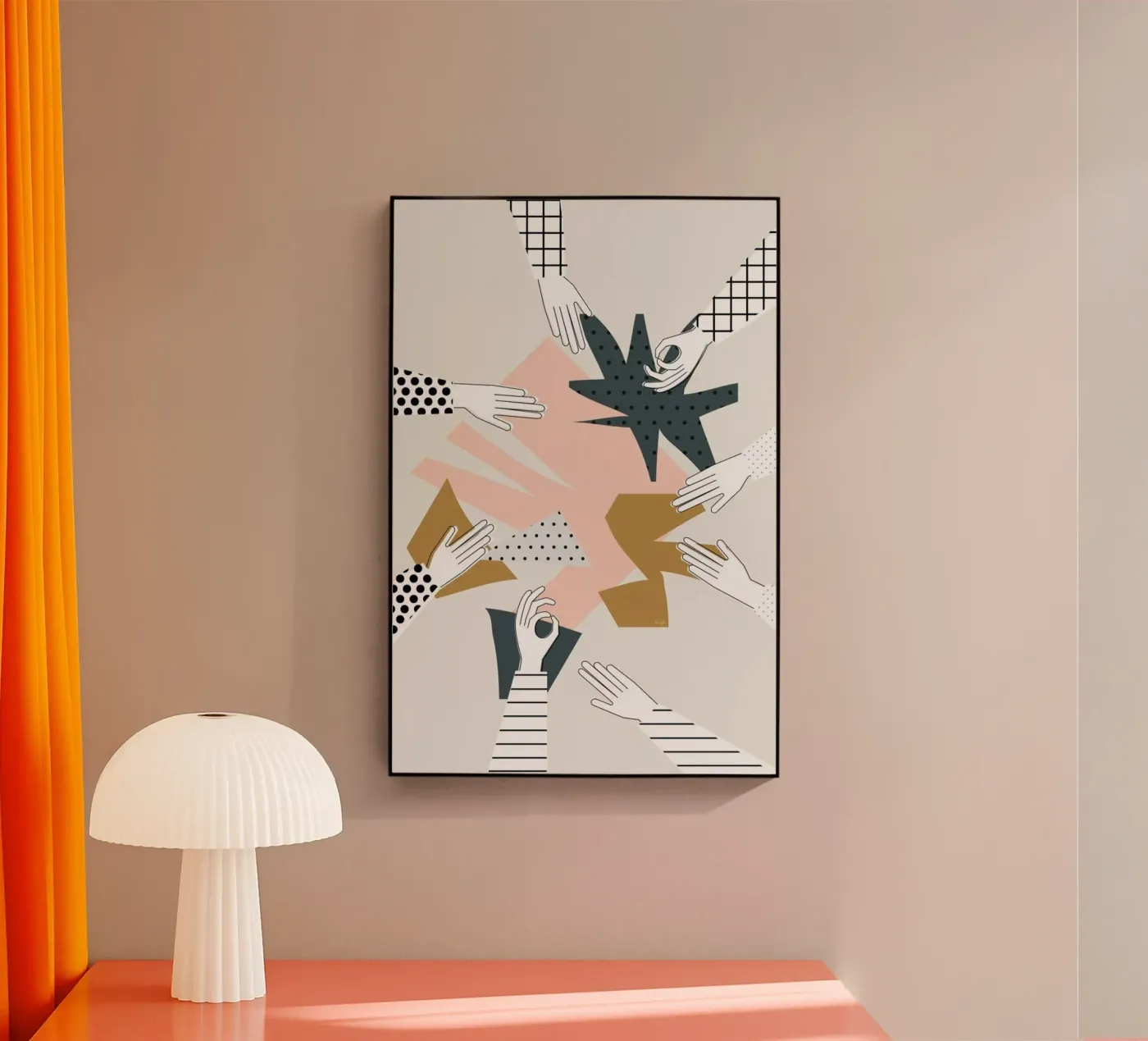 Party Acryl-Glas von Linda Gobeta