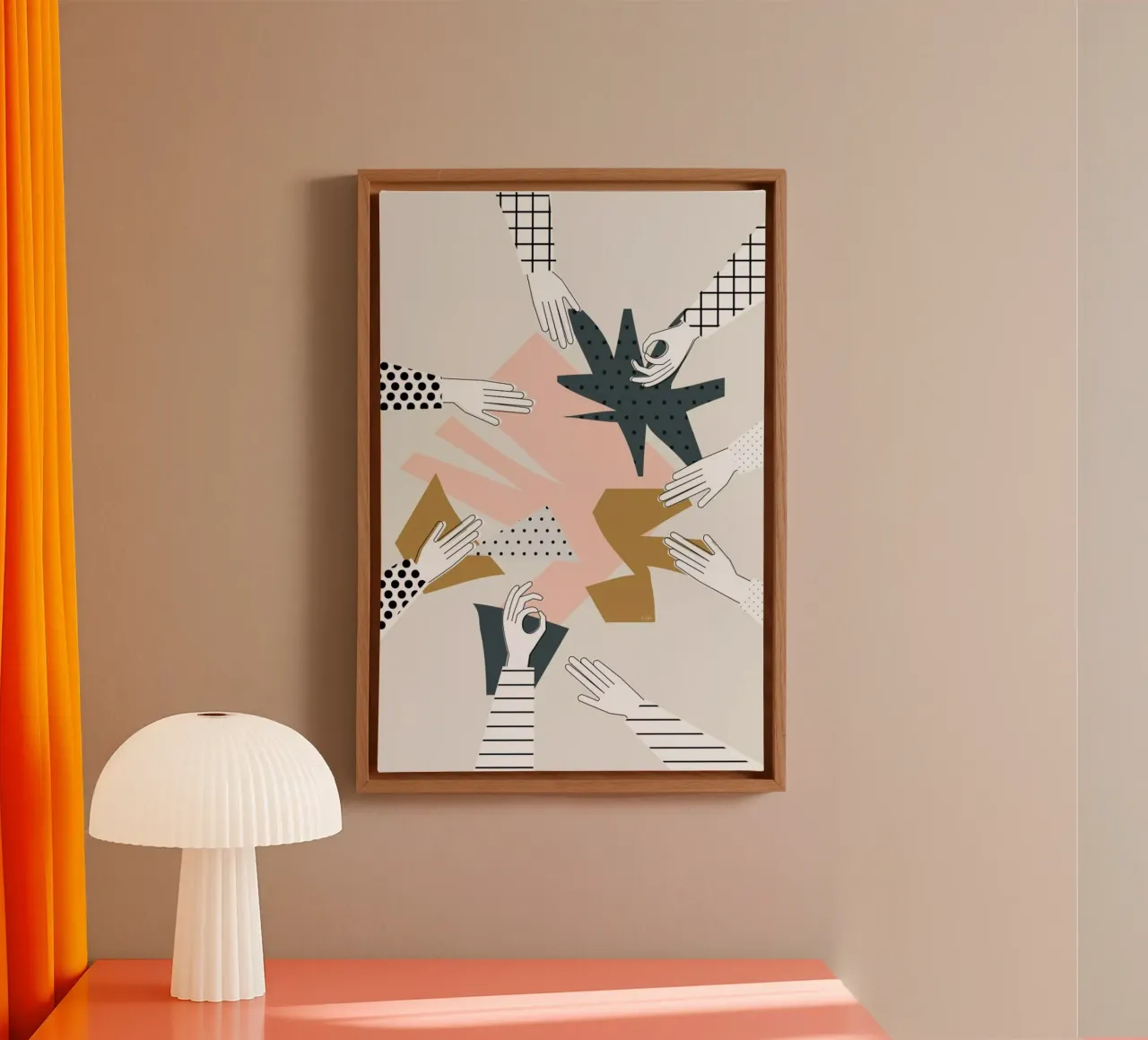 Party canvas by Linda Gobeta