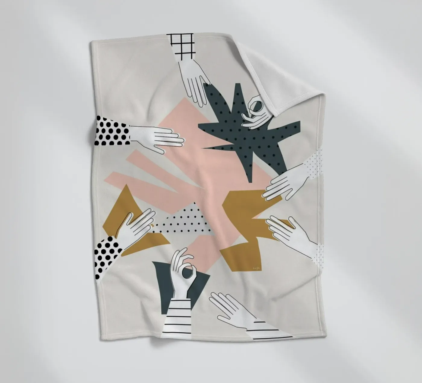 Party Fleecedecke von Linda Gobeta