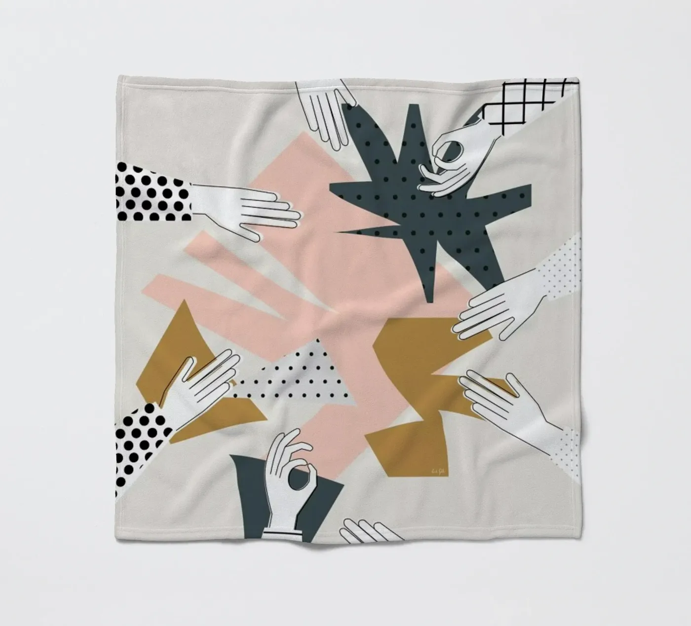 Party Fleecedecke von Linda Gobeta