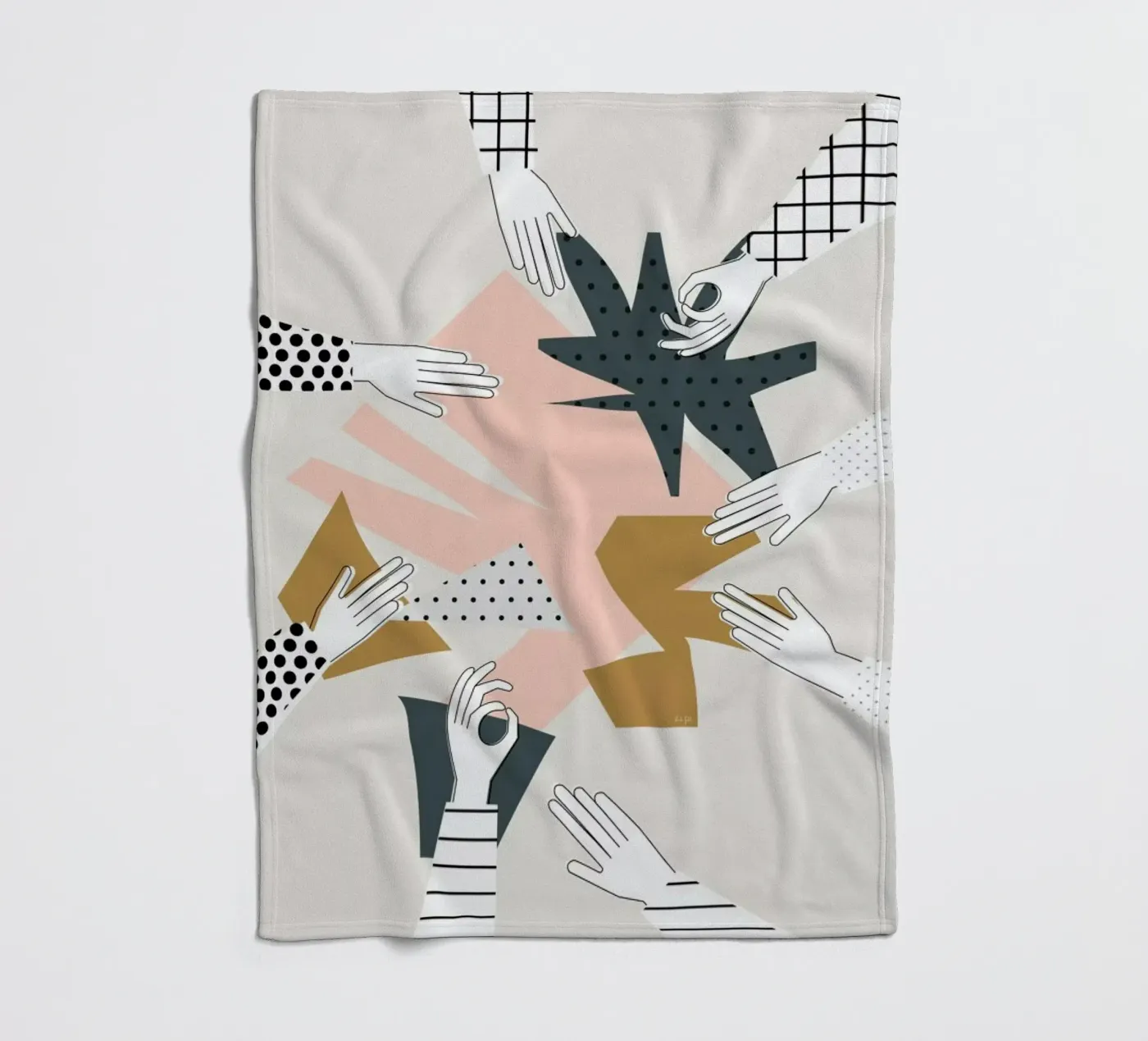 Party Fleecedecke von Linda Gobeta