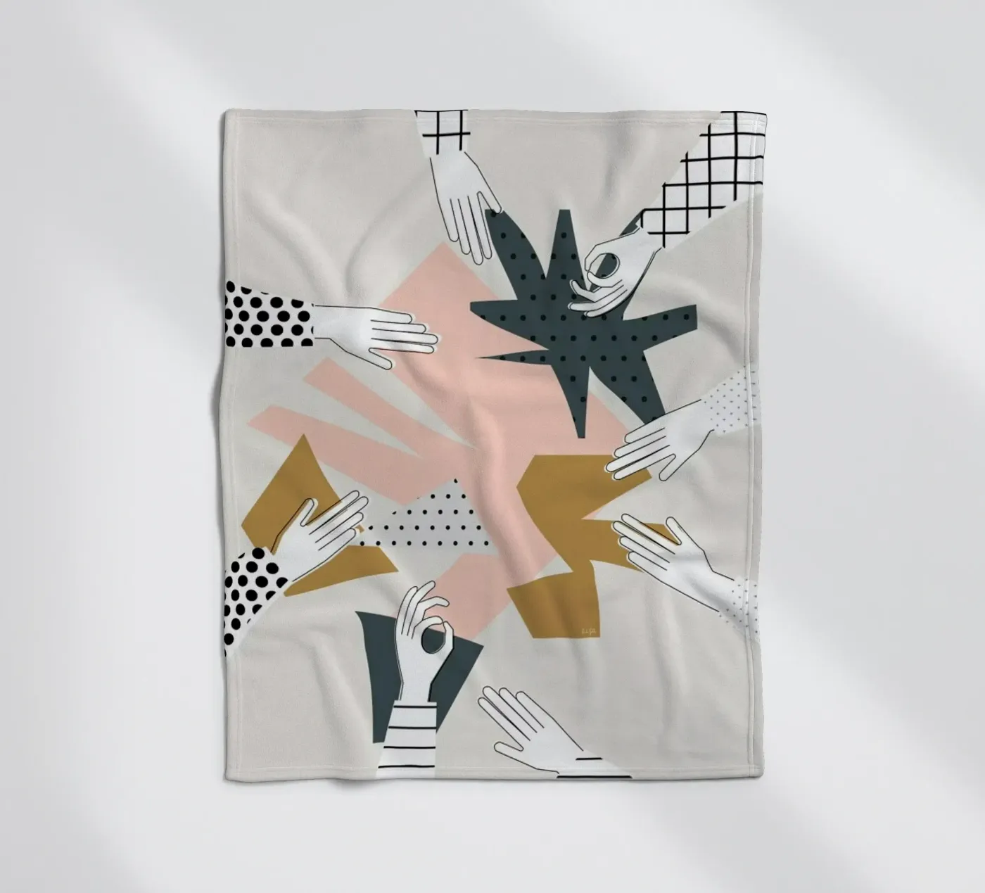 Party Fleecedecke von Linda Gobeta