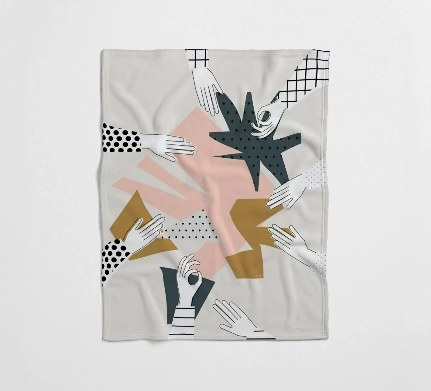 Party Fleecedecke von Linda Gobeta