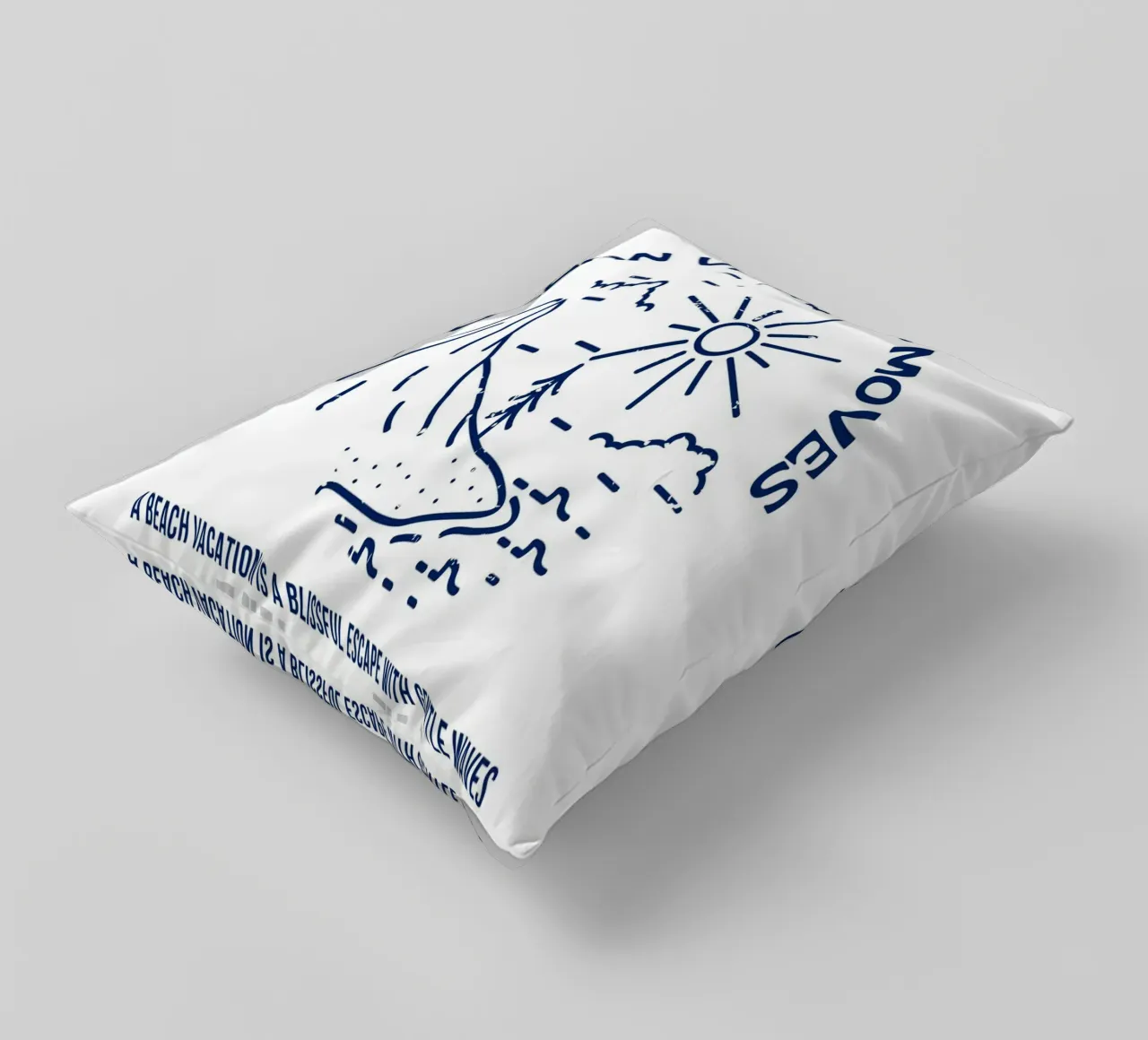 ocean view endless move decorative cushion by mazzihanq