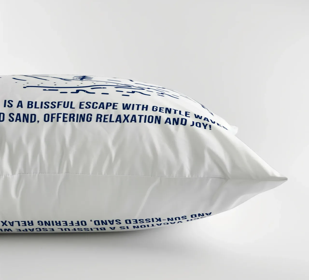 ocean view endless move decorative cushion by mazzihanq