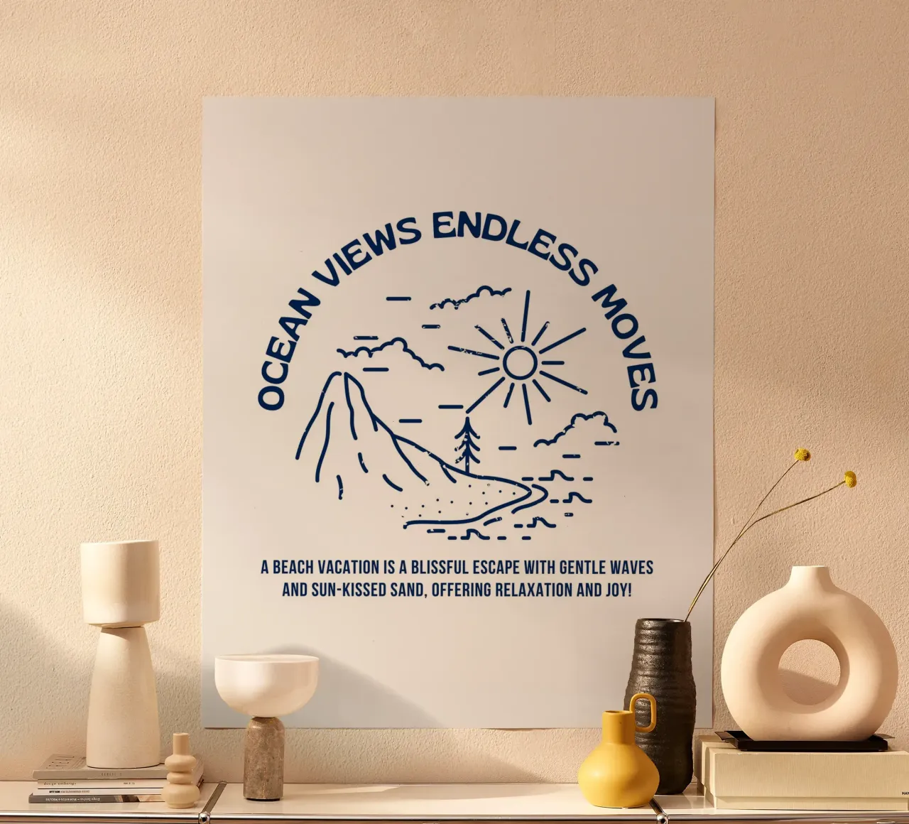 ocean view endless move hahnemühle by mazzihanq