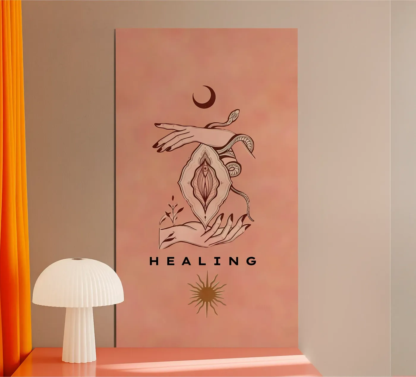 healing poster van bonglantrungmuoi