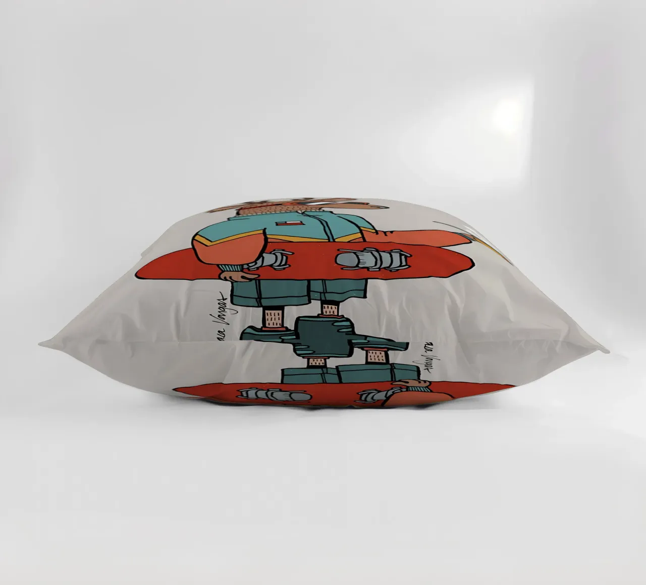 Huemul con un compagno e uno snowboard cuscino da bonglantrungmuoi