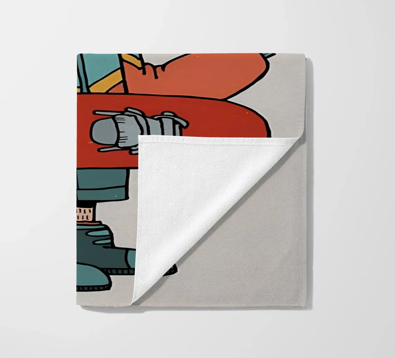 Huemul con un compagno e uno snowboard telo mare da bonglantrungmuoi