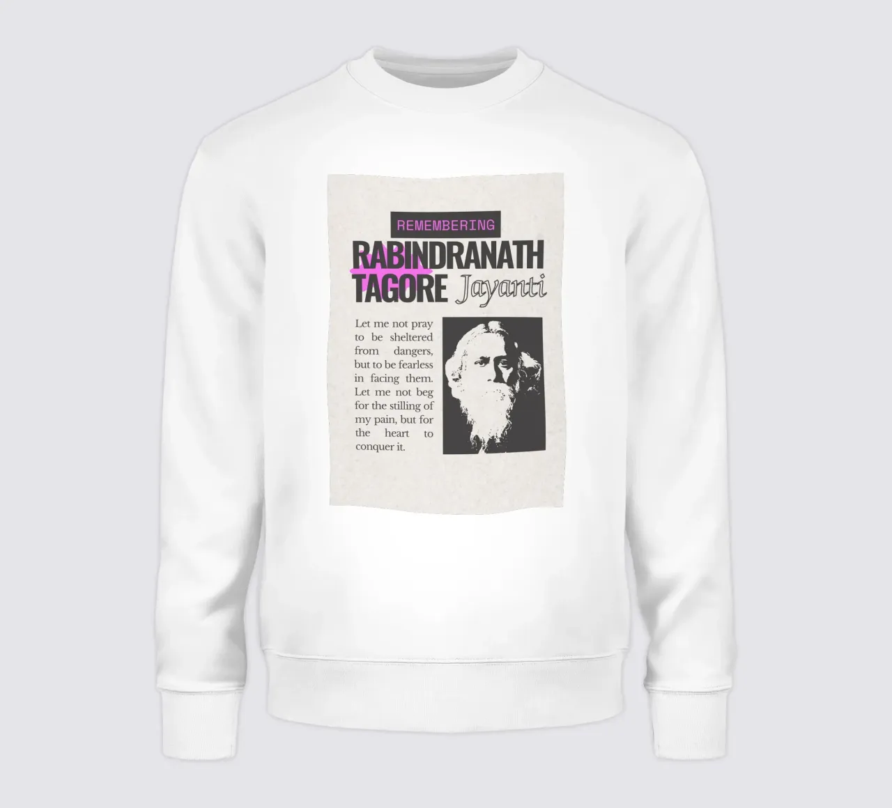 Rabindranath Tagore felpa da mazzihanq