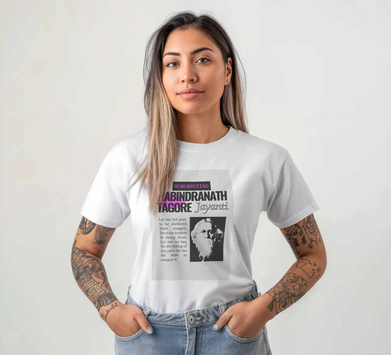 Rabindranath Tagore t-shirt da mazzihanq