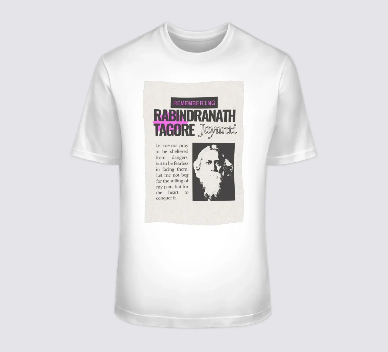 Rabindranath Tagore t-shirt da mazzihanq