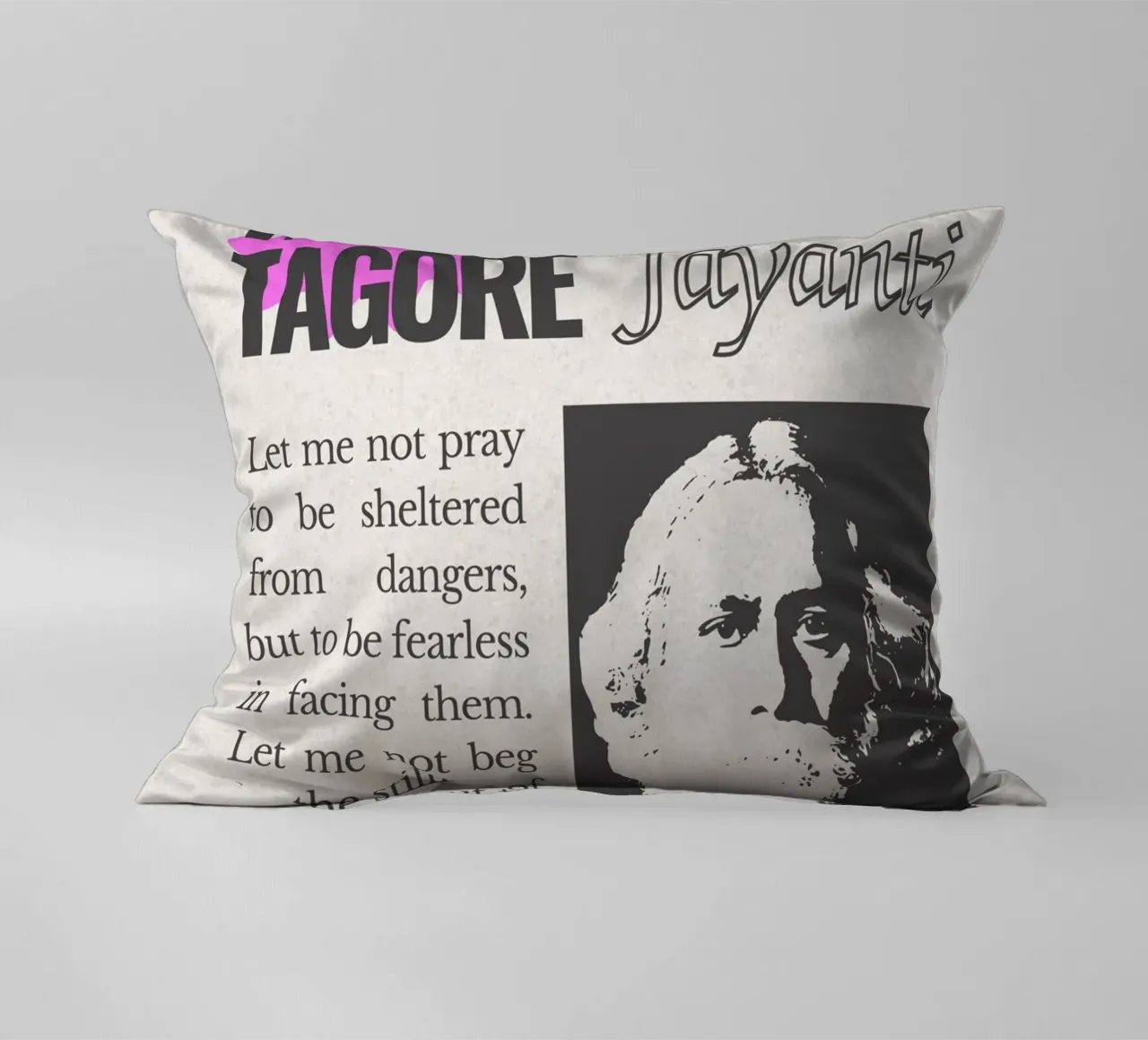 Rabindranath Tagore cuscino da mazzihanq