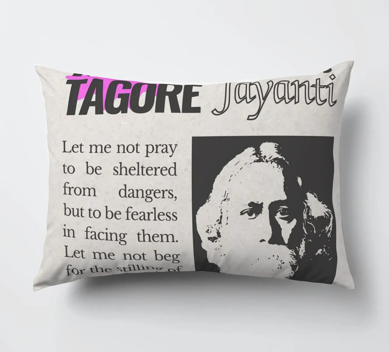 Rabindranath Tagore cuscino da mazzihanq