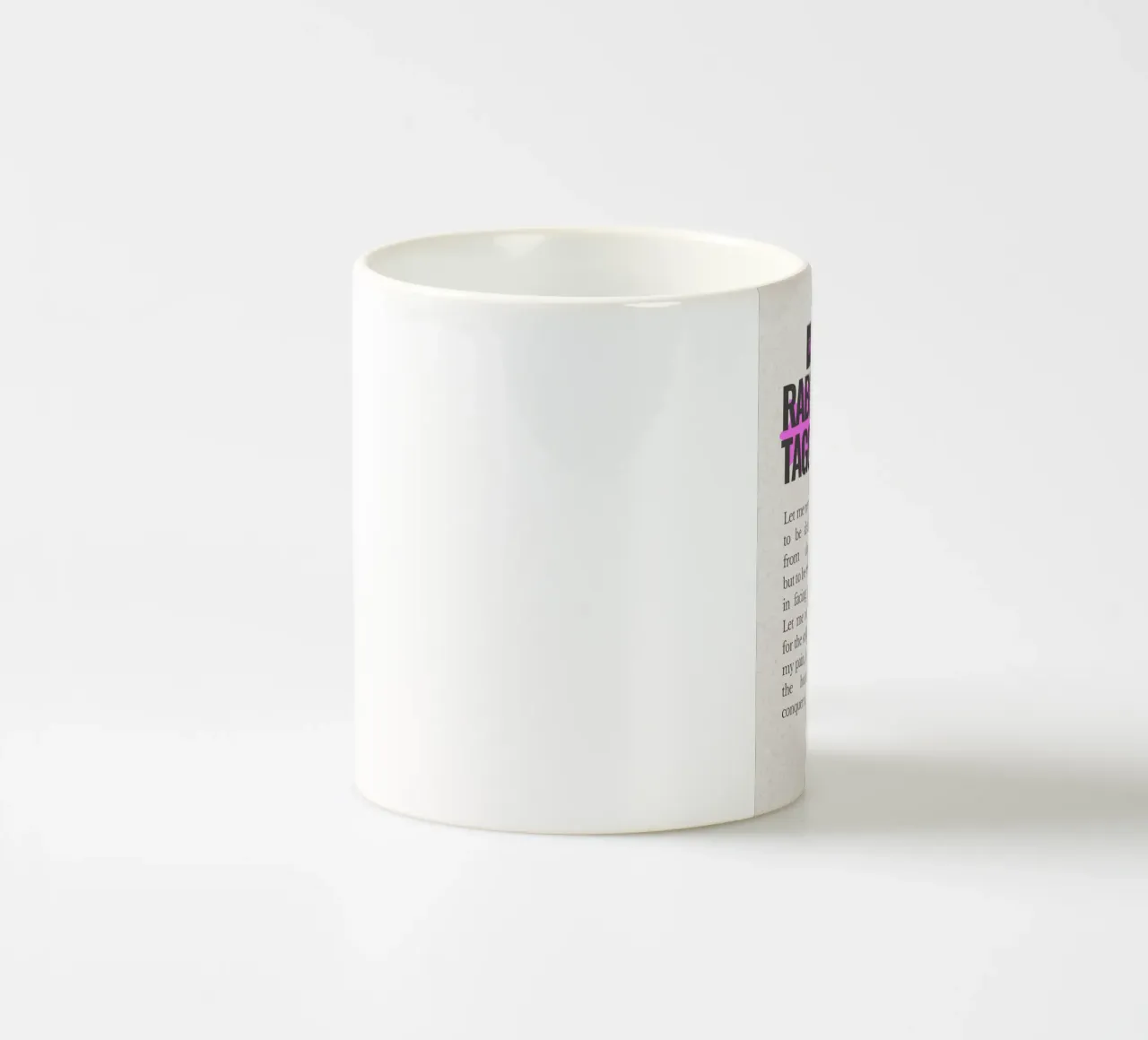 Rabindranath Tagore tazza in ceramica da mazzihanq