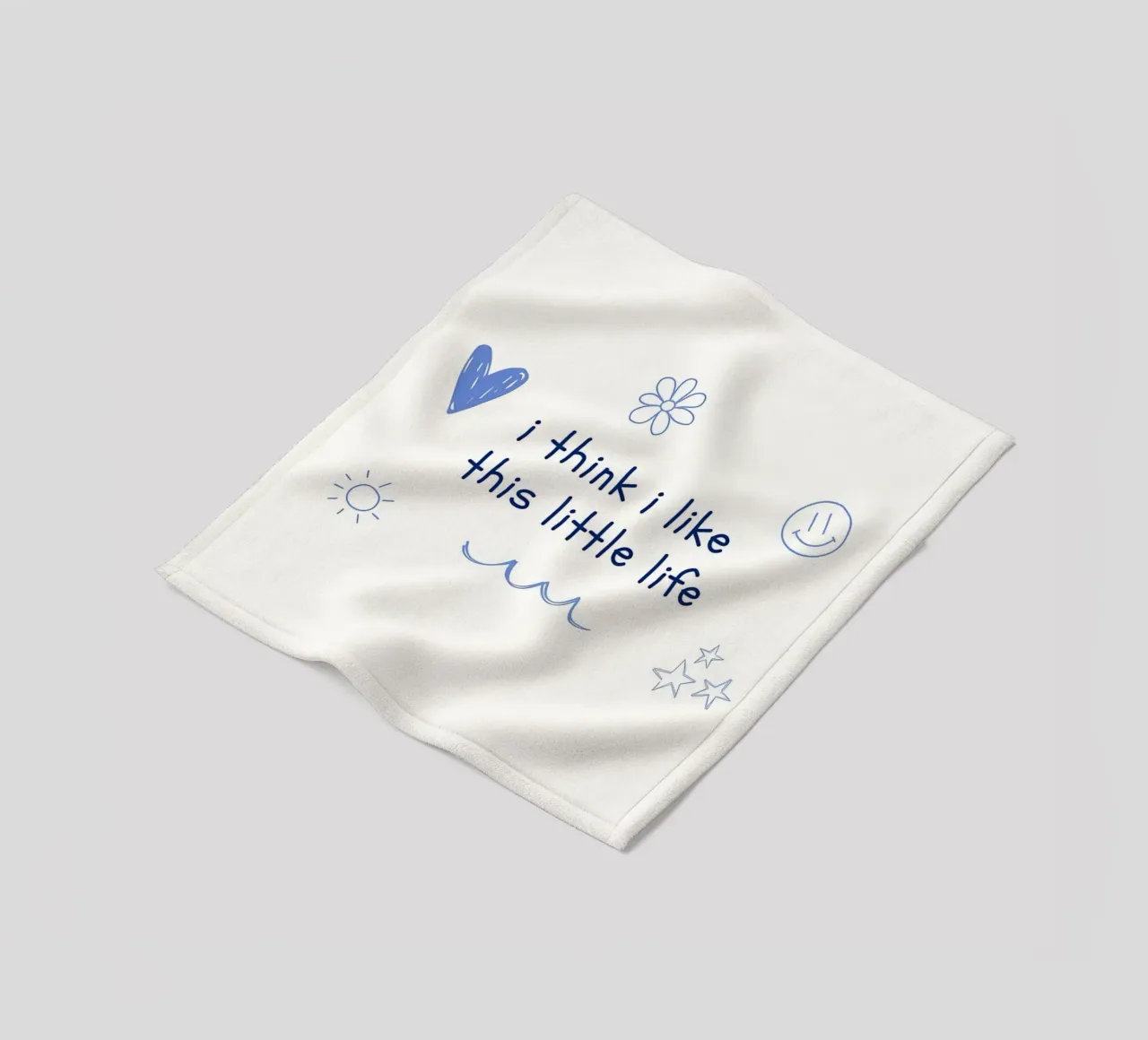 Credo che questa piccola vita mi piaccia coperta in pile da bonglantrungmuoi