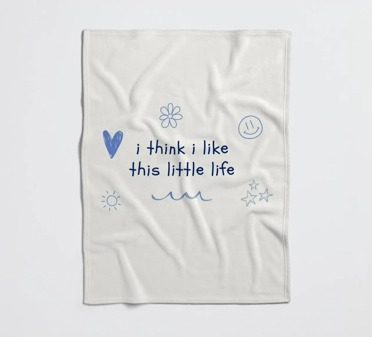Credo che questa piccola vita mi piaccia coperta in pile da bonglantrungmuoi