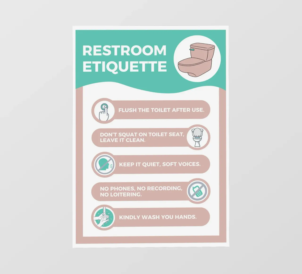 restroom etiquette photo wallpaper by mazzihanq