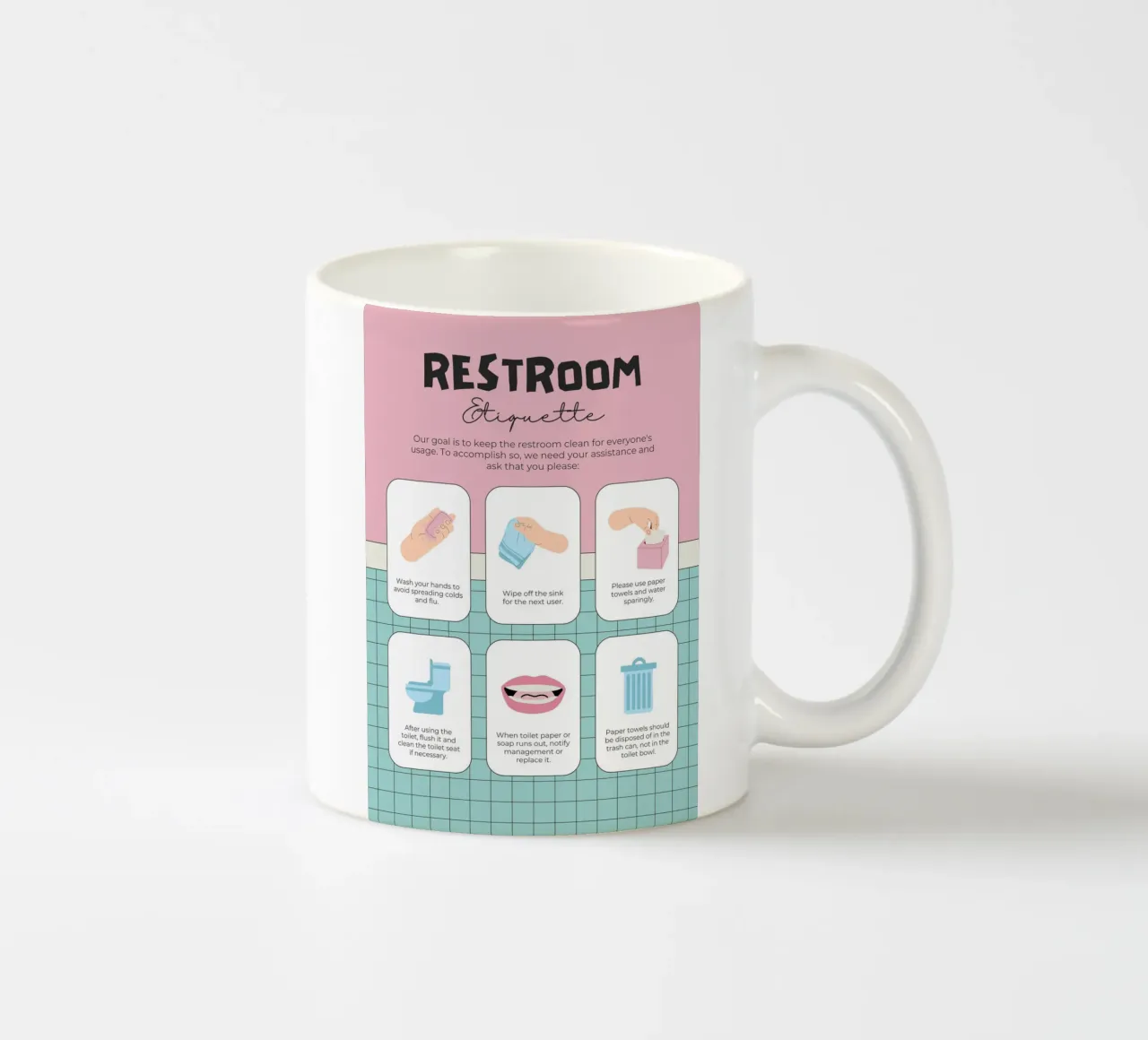 Galateo dei bagni tazza in ceramica da mazzihanq