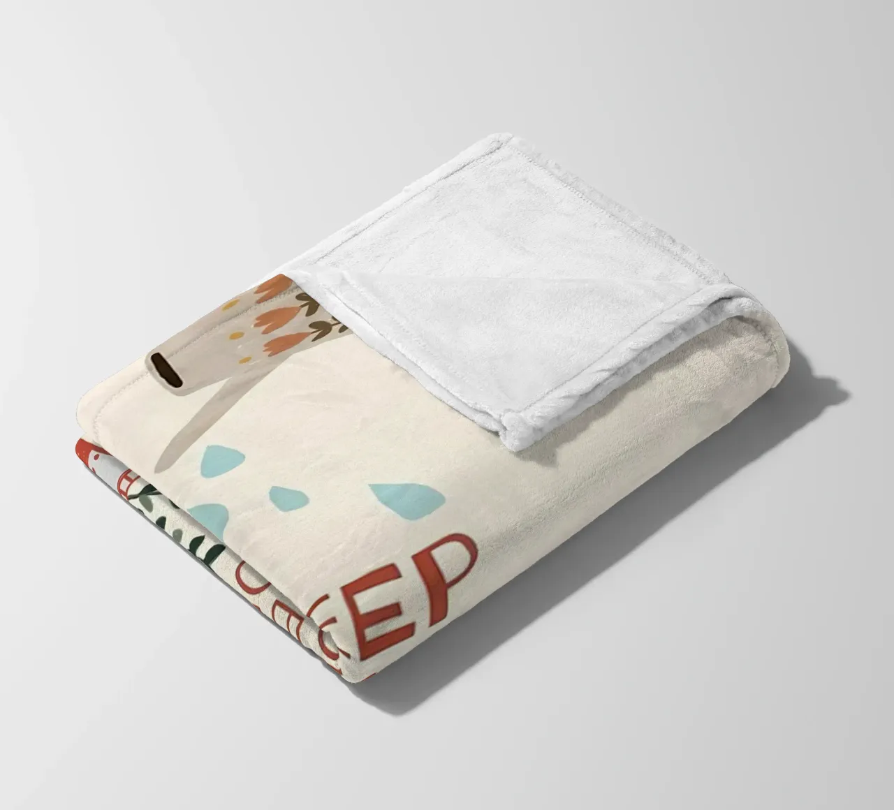 Continuare ad andare avanti, continuare a crescere coperta in pile da bonglantrungmuoi