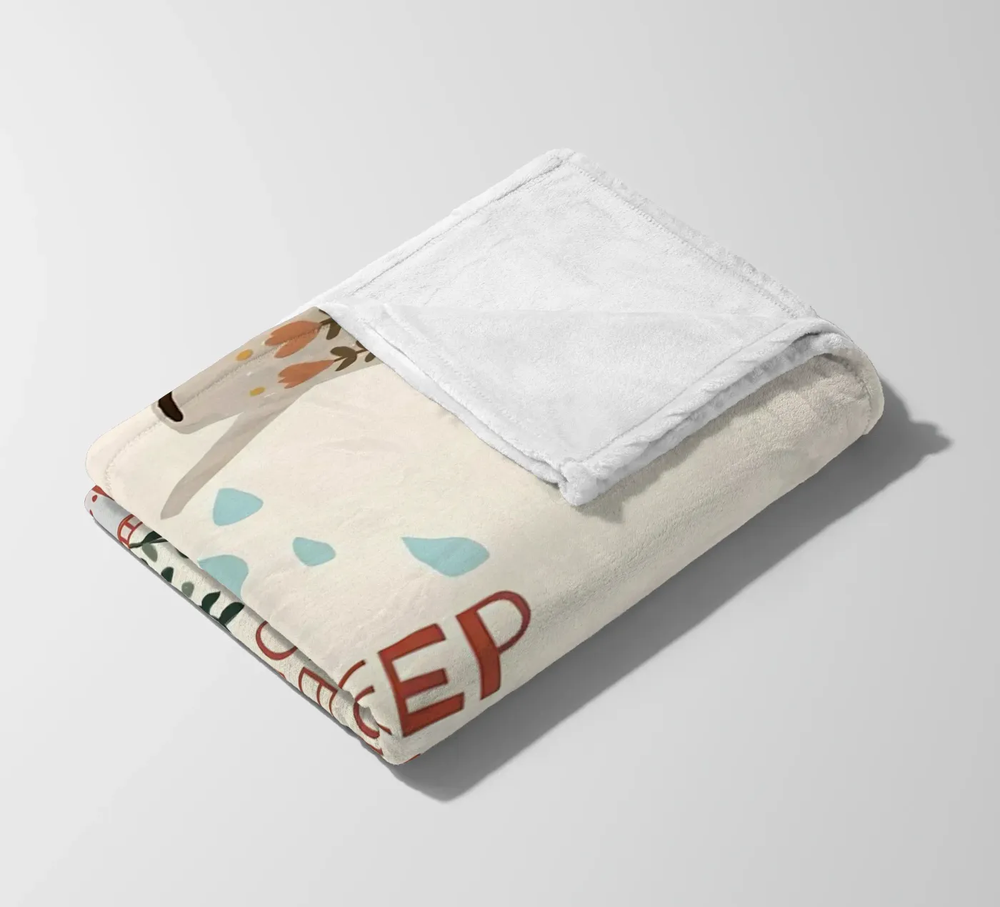 keep going keep growing fleece blanket by bonglantrungmuoi