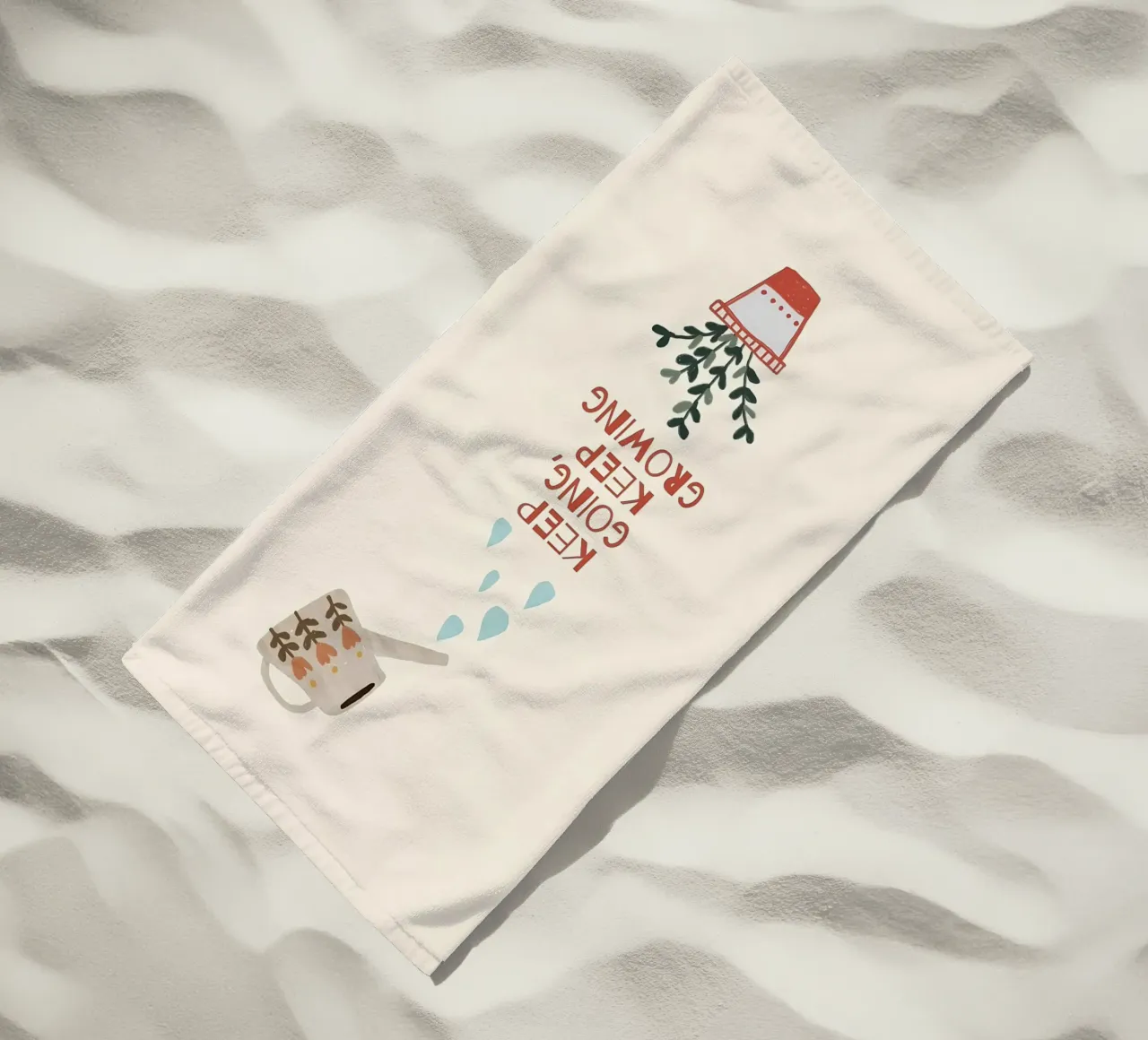 Continuare ad andare avanti, continuare a crescere telo mare da bonglantrungmuoi