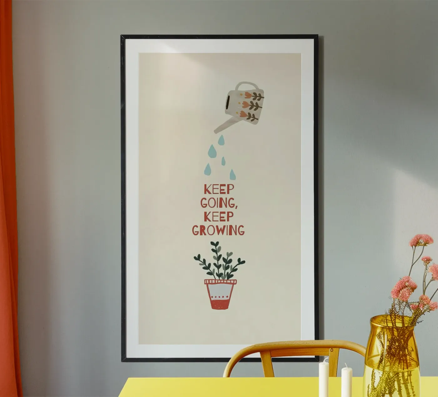 keep going keep growing poster de bonglantrungmuoi