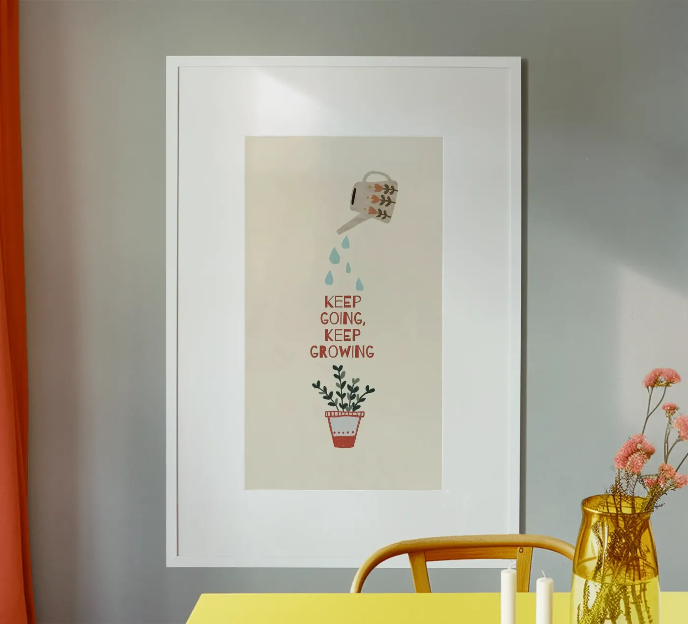 keep going keep growing poster de bonglantrungmuoi