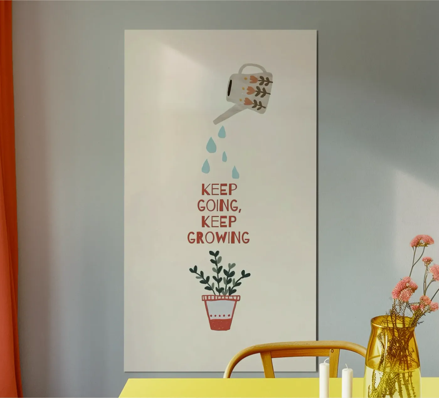 keep going keep growing poster de bonglantrungmuoi