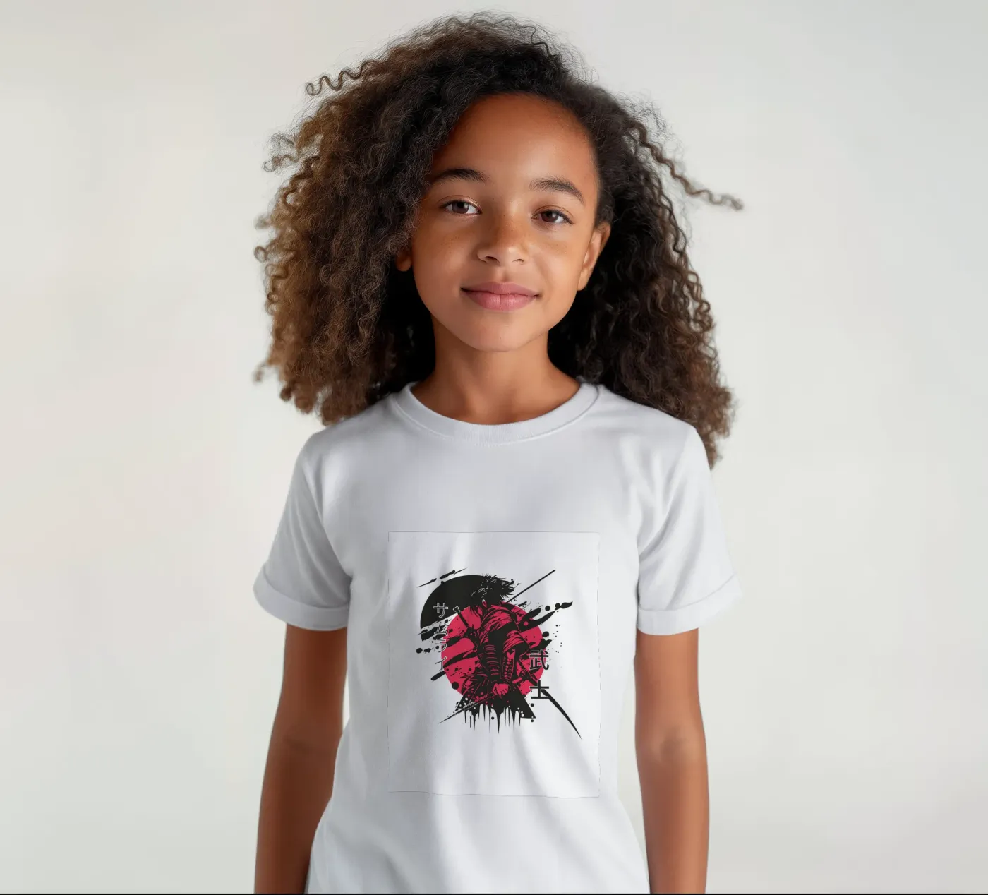 samurai t-shirt bambini da mazzihanq