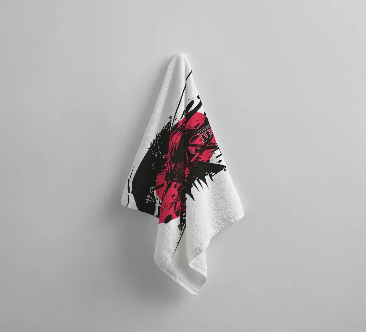 samoerai badhanddoek van mazzihanq