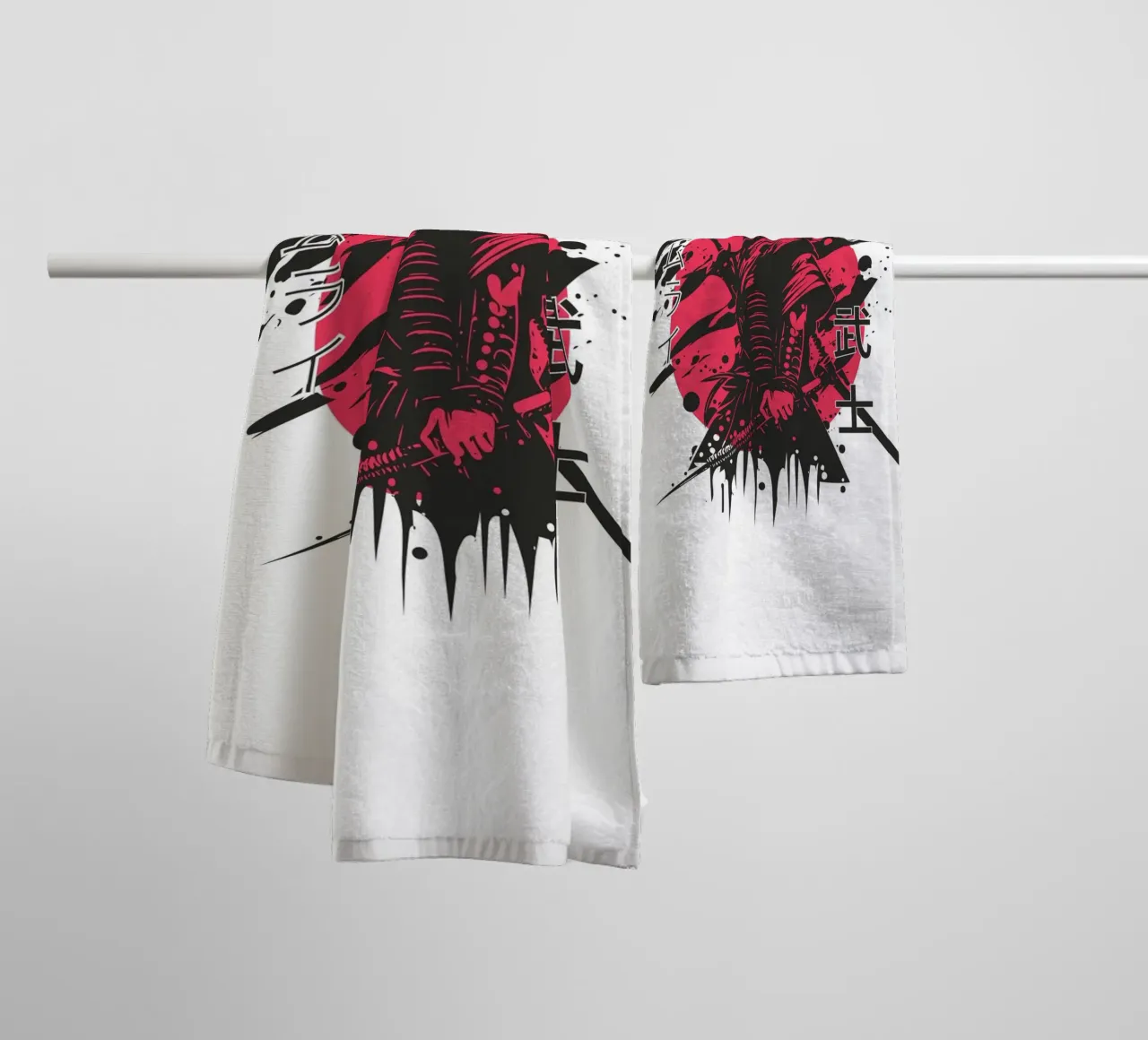 samoerai badhanddoek van mazzihanq